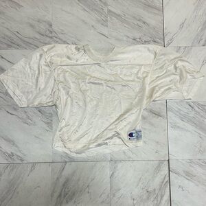 vintage 90s Champion White Mesh Jersey